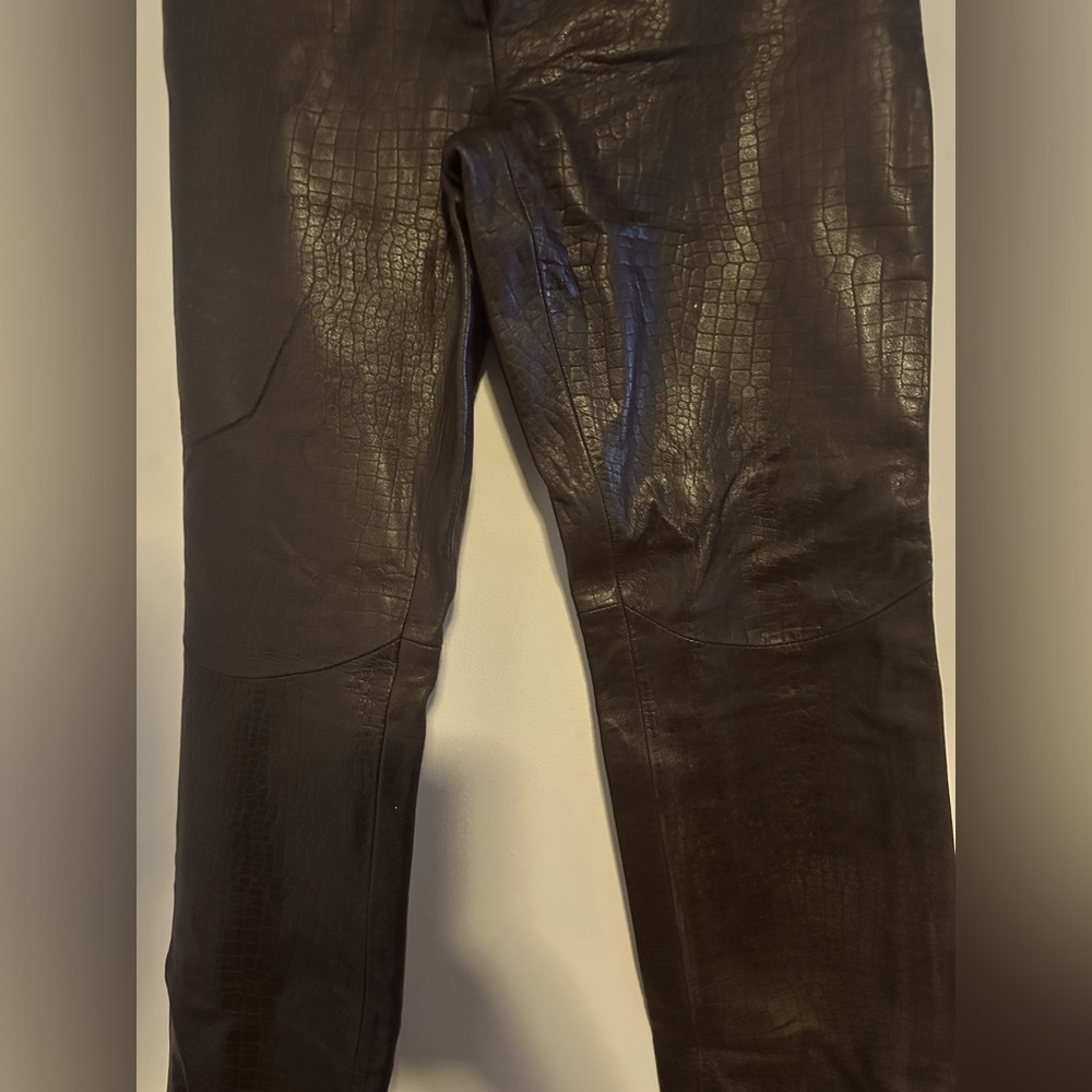 Express Dark chocolate  butter soft leather pants